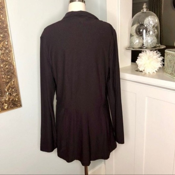 Eileen Fisher Open Front Sweater Cardigan Brown Medium - Picture 7 of 9